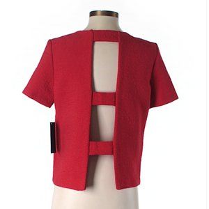 Zara Cut-Out Back Blouse